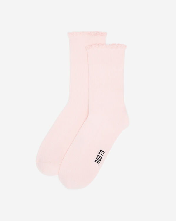Roots Womens Alice Ruffle Quarter Top Sock — photo 1