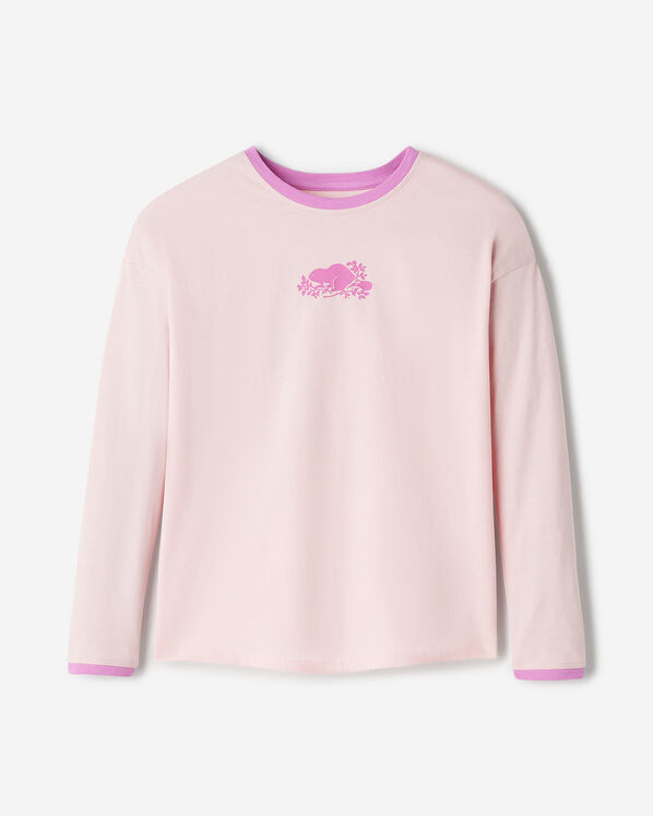 Roots Girls Cooper Pop Relaxed Long Sleeve T-Shirt — photo 1