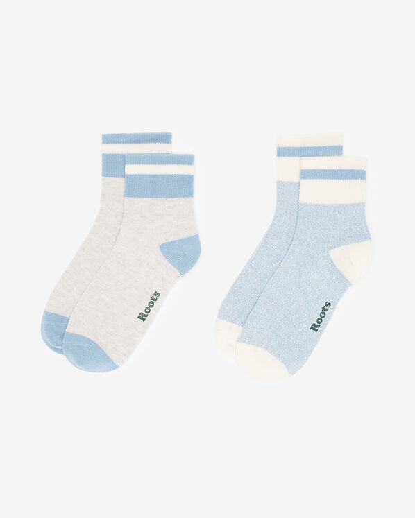 Roots Adult Cotton Cabin Ankle Sock 2 Pack — photo 1