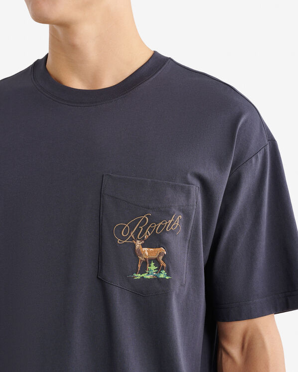 Roots Mens Pocket Trail Relaxed T- Shirt — photo 5