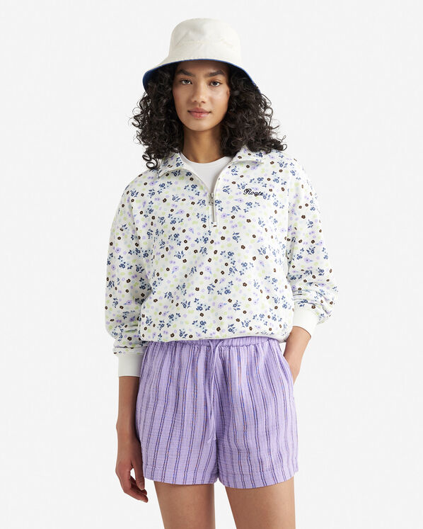 Roots Roots Floral Quarter Zip — photo 1