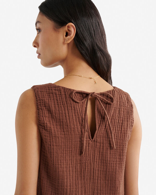 Roots Isla Cotton Gauze Gathered Tank — photo 6
