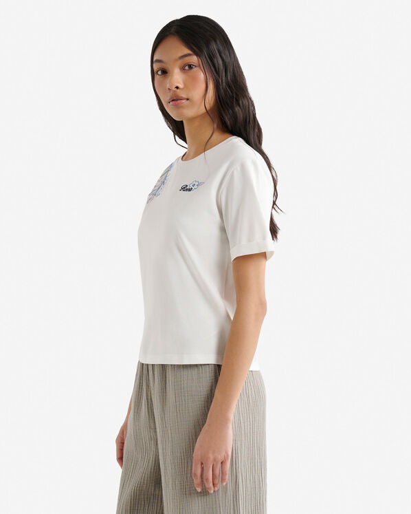 Roots Womens Roots Script Floral T-Shirt — photo 3
