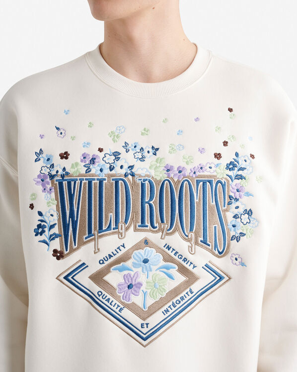 Roots Floral Studio Fleece Crew — photo 5