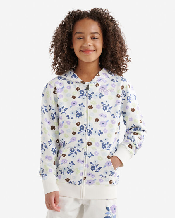 Roots Kids Floral Full Zip Hoodie — photo 1
