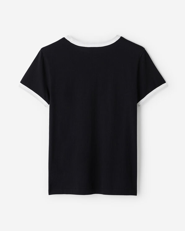 Roots Womens Organic Cooper Ringer T-Shirt — photo 2