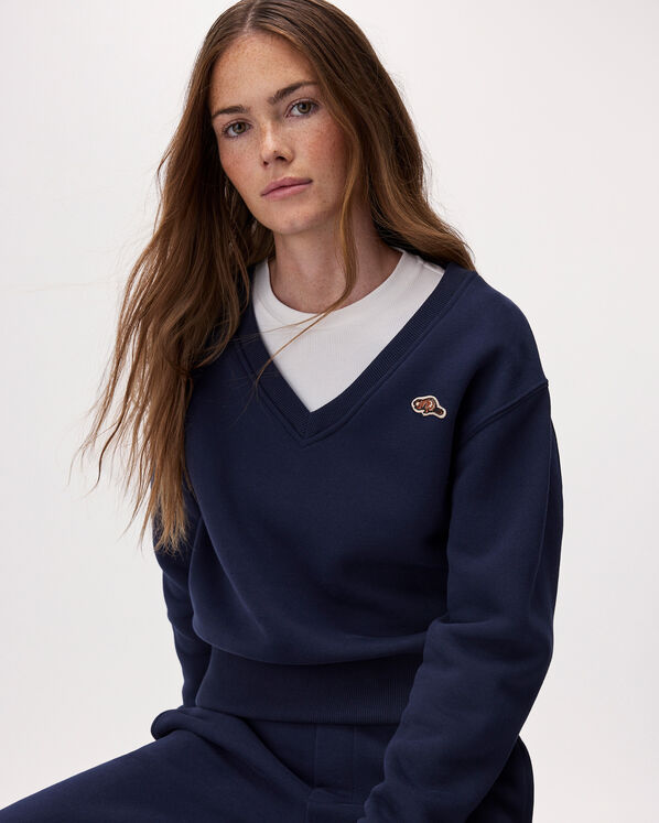 Roots Beavermark V-Neck Top — photo 5