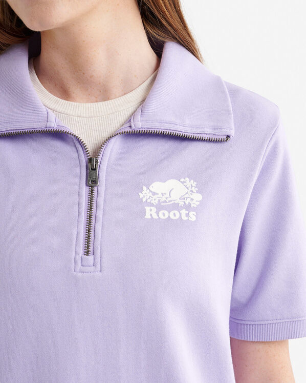 Roots Organic Cooper Terry Quarter Zip Dress — photo 4