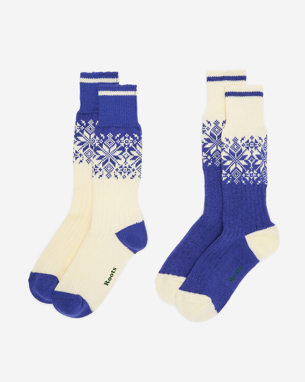 Roots Adult Roots Elsa Cabin Sock 2 Pack — photo 1