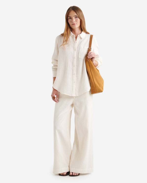 Roots Isla Cotton Wide Leg Pant — photo 2