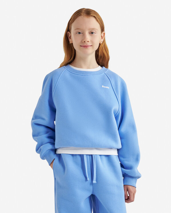 Roots Girls Cloud Bubble Crew Sweatshirt — photo 1