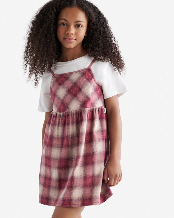 Roots Girls Plaid Slip Dress — photo 1
