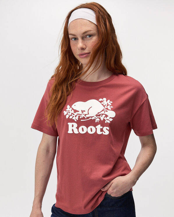 Roots Womens Organic Relaxed Cooper T-Shirt — photo 1
