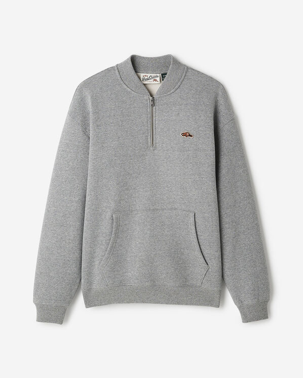 Roots Beavermark Ribbed Collar Quarter Zip — photo 6
