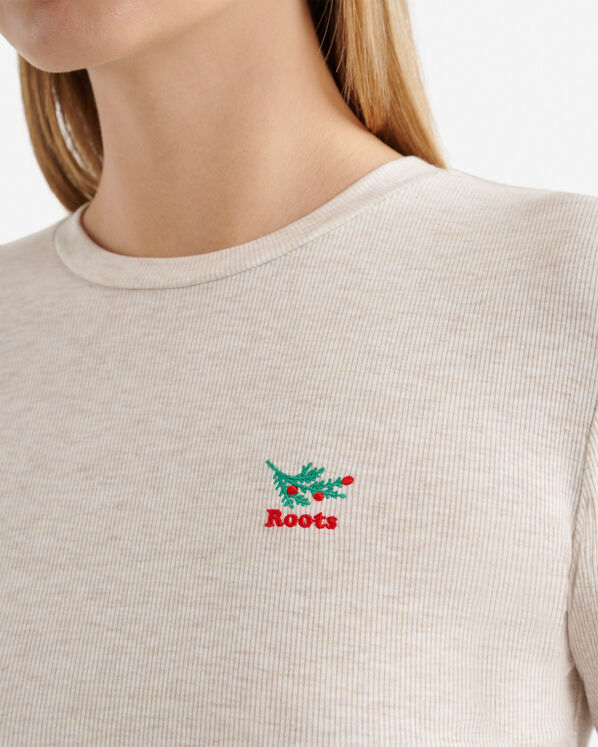 Roots Womens Holiday Fitted Long Sleeve Top — photo 5