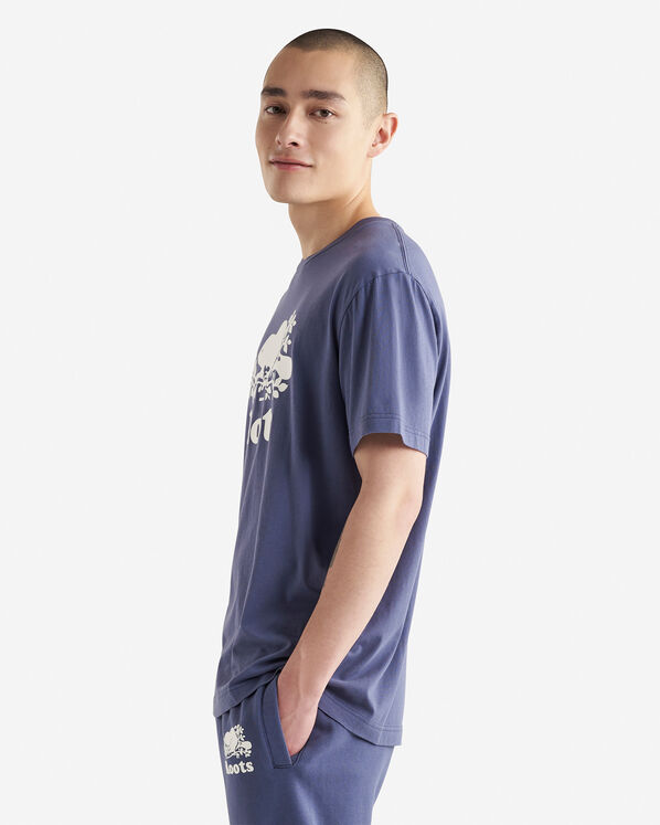 Roots Mens Organic Cooper Beaver T-Shirt — photo 3