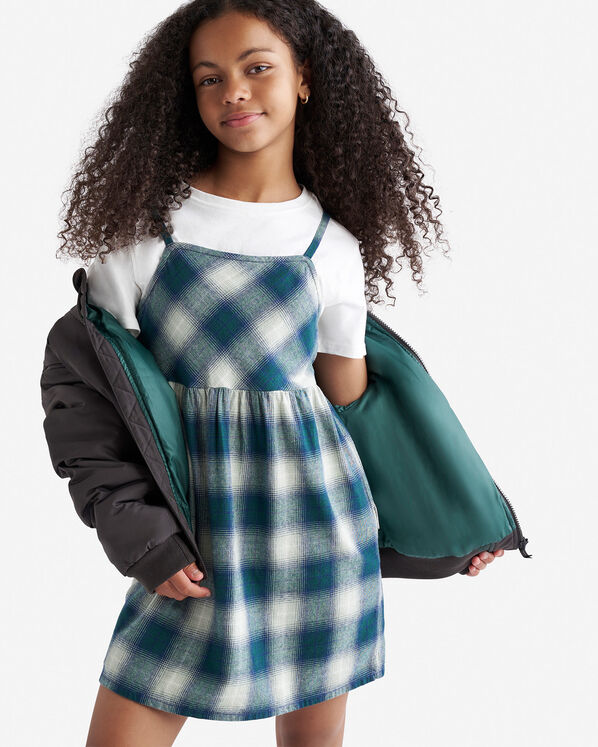 Roots Girls Plaid Slip Dress — photo 1