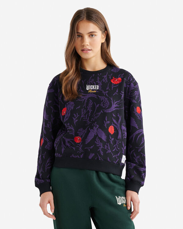 Roots Roots X Wicked Floral Print Crew — photo 1