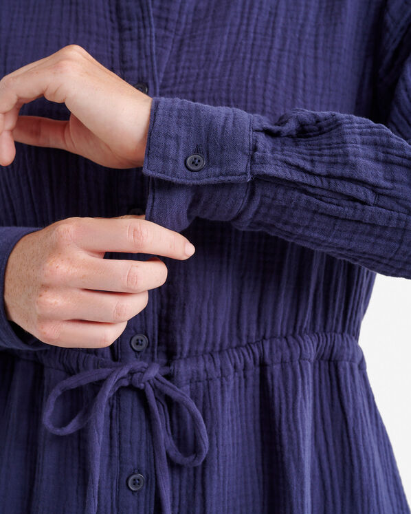 Roots Isla Cotton Gauze Shirt Dress — photo 5