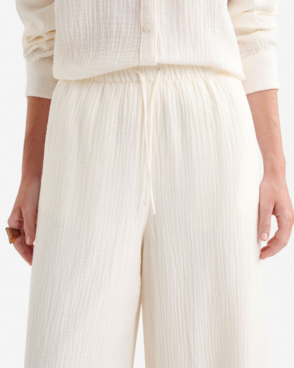 Roots Isla Cotton Wide Leg Pant — photo 7