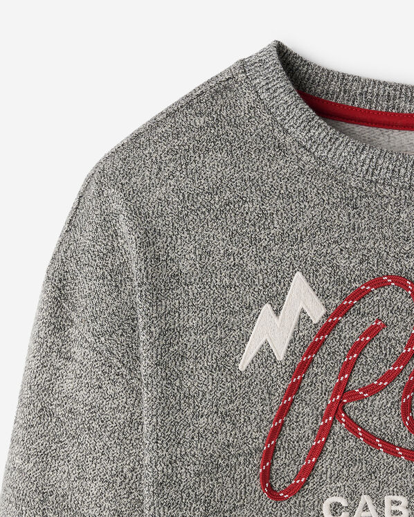 Roots Kids Cabin Rope Applique Crew Sweatshirt — photo 7