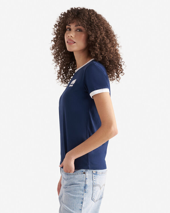 Roots Womens Organic Cooper Ringer T-Shirt — photo 3