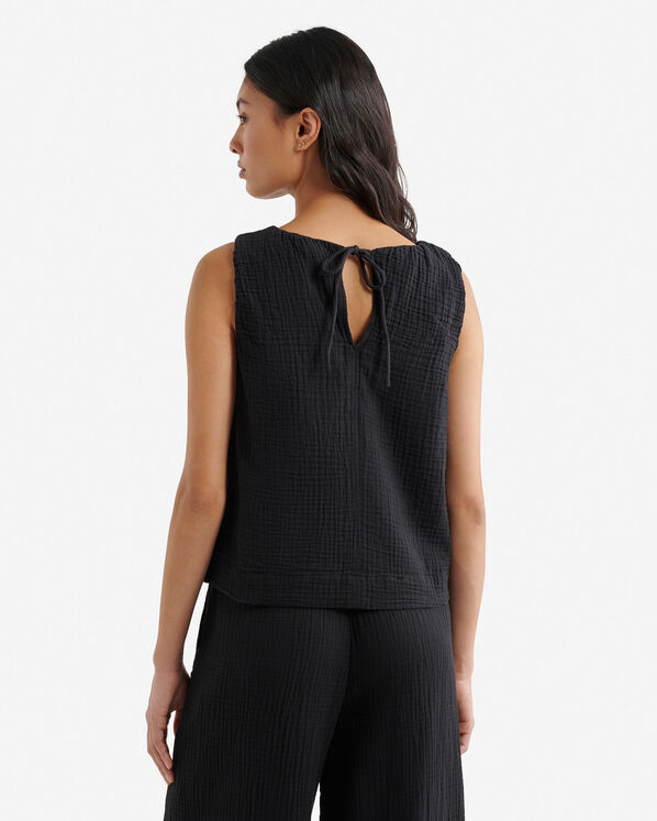 Roots Isla Cotton Gauze Gathered Tank — photo 4