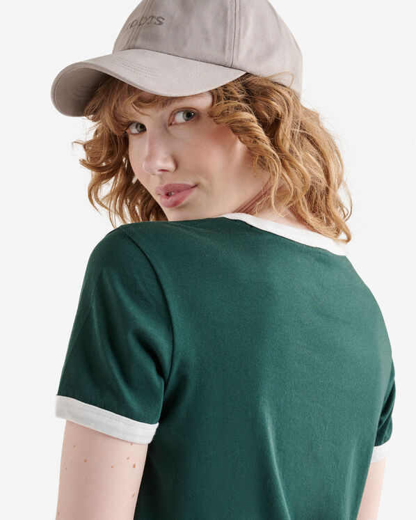 Roots Womens Organic Cooper Ringer T-Shirt — photo 7