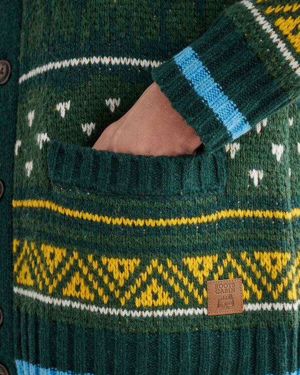 Roots Cabin Shawl Fair Isle Cardigan — photo 7