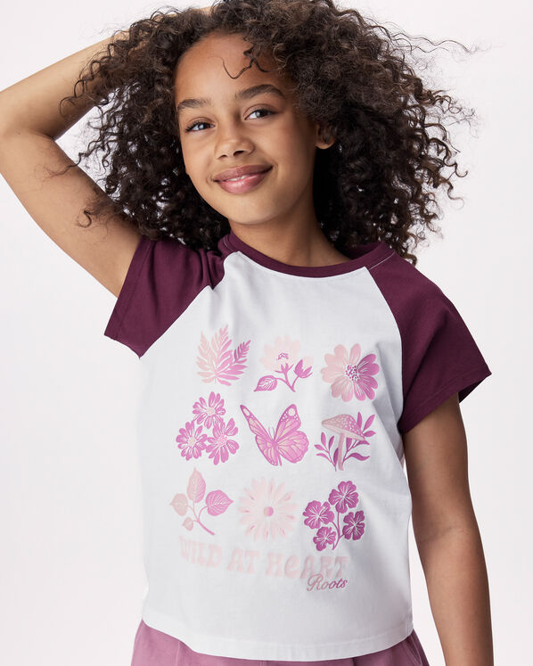 Roots Girls Olivia Floral T-Shirt — photo 11