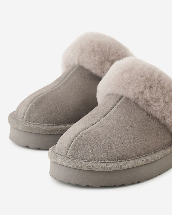 Roots Womens Shearling Platform Slipper — photo 4