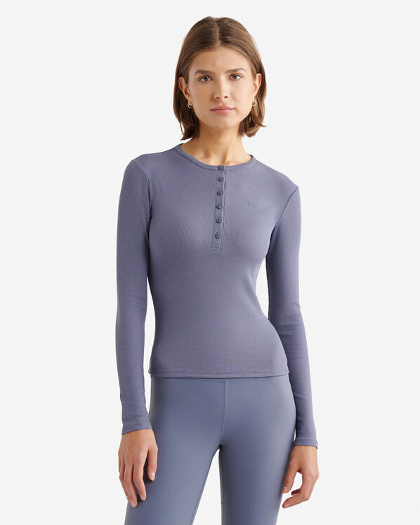 Roots Roam Rib Fitted Long Sleeve Henley — photo 1