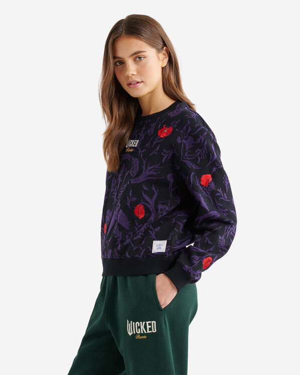Roots Roots X Wicked Floral Print Crew — photo 3