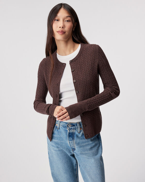 Roots Bowen Cable Knit Cardigan — photo 1