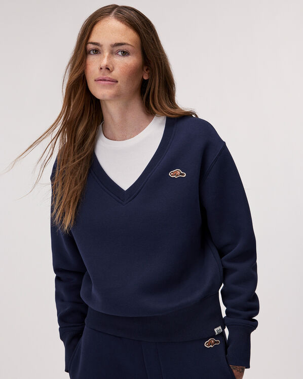 Roots Beavermark V-Neck Top — photo 1