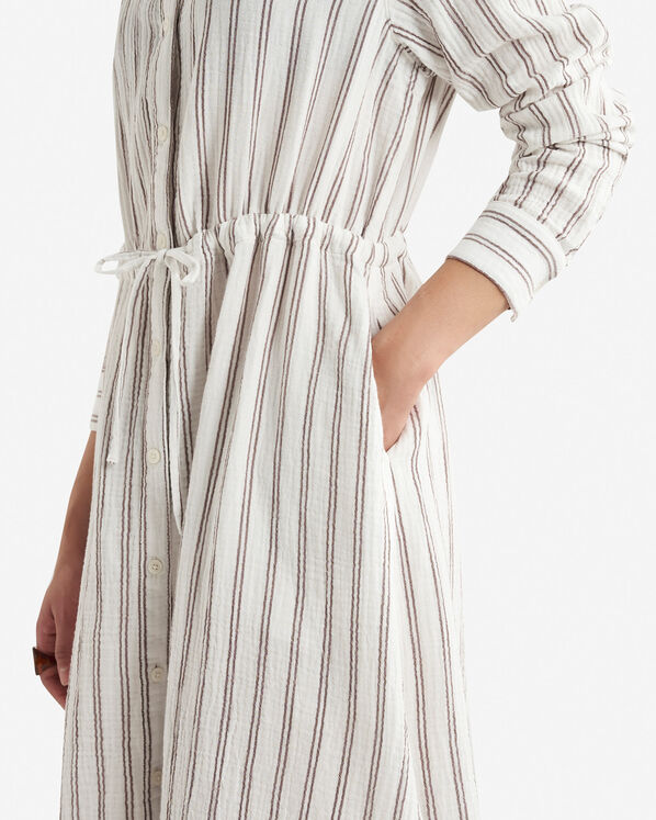 Roots Isla Cotton Gauze Shirt Dress — photo 7