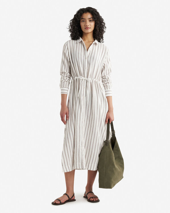 Roots Isla Cotton Gauze Shirt Dress — photo 1