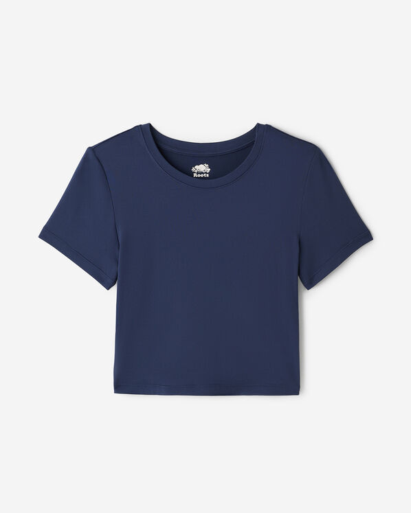 Roots Renew Knit Crop T-Shirt — photo 1