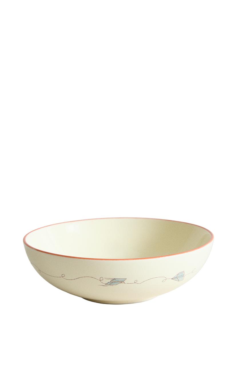 ZARA KIDS' CERAMIC DINOSAUR BOWL — photo 3