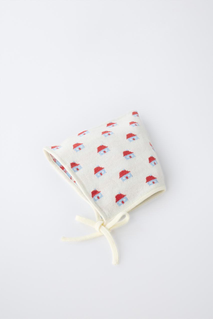 ZARA HOUSE JACQUARD KNIT BONNET — photo 2