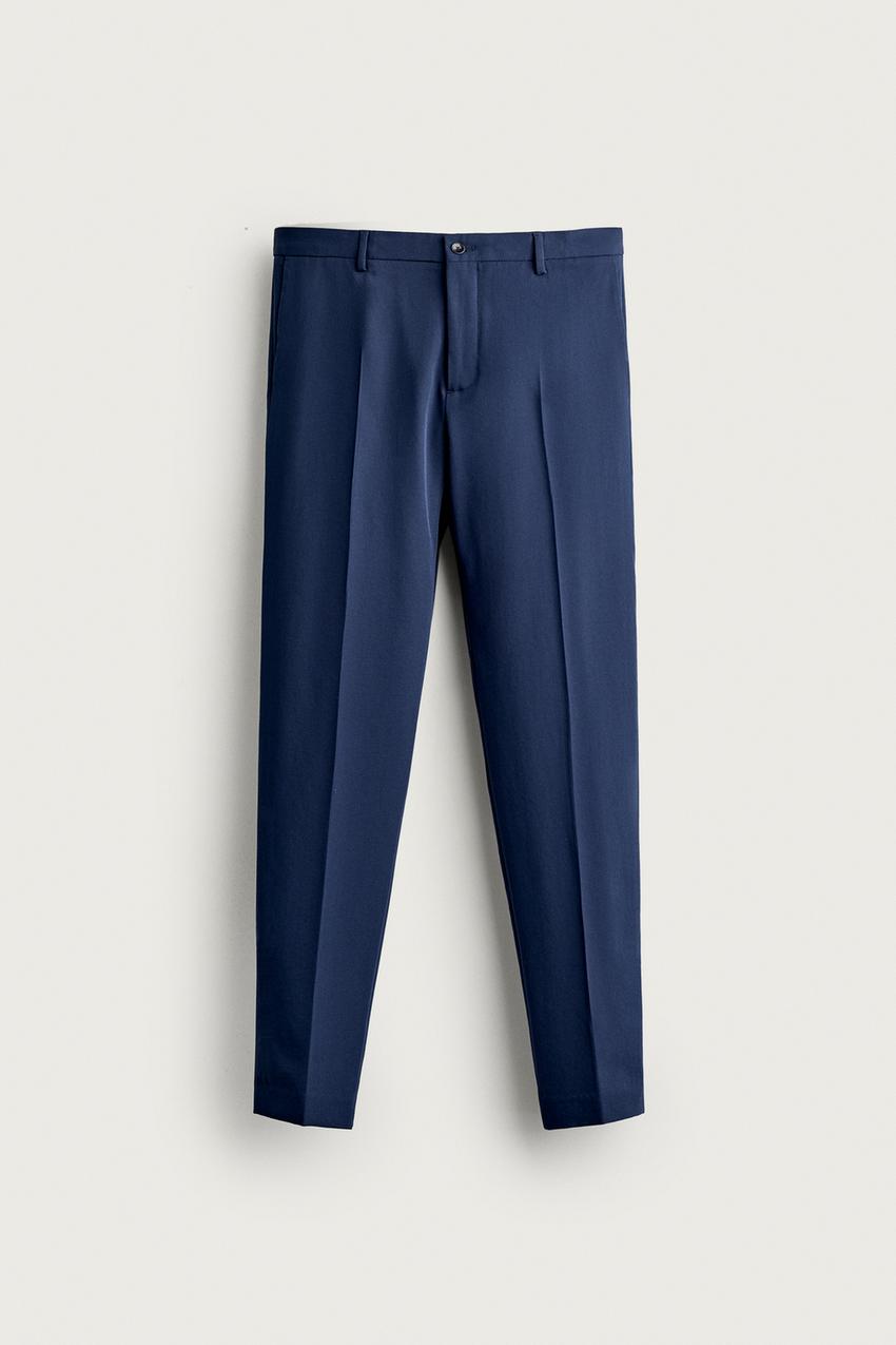 ZARA STRETCH SUIT PANTS — photo 1
