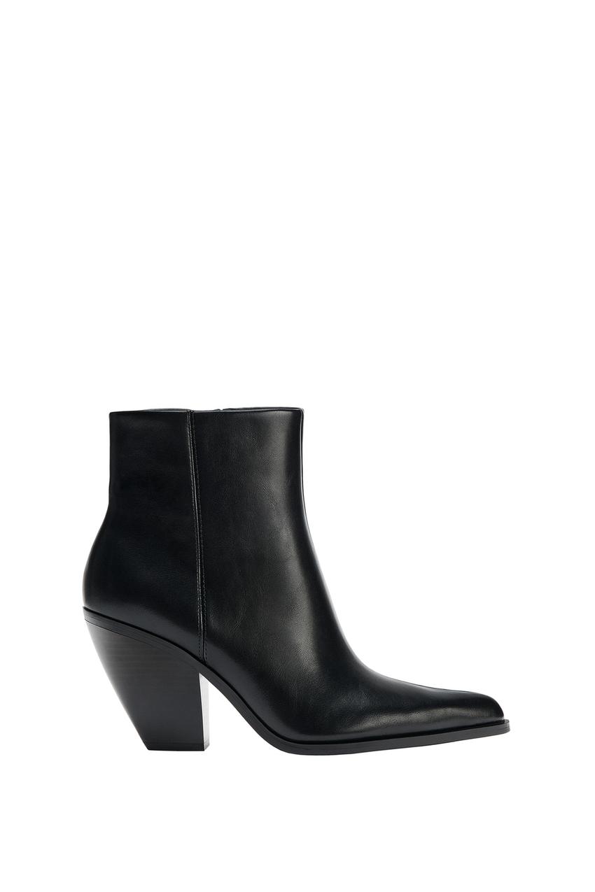 ZARA COWBOY HEELED ANKLE BOOTS — photo 3