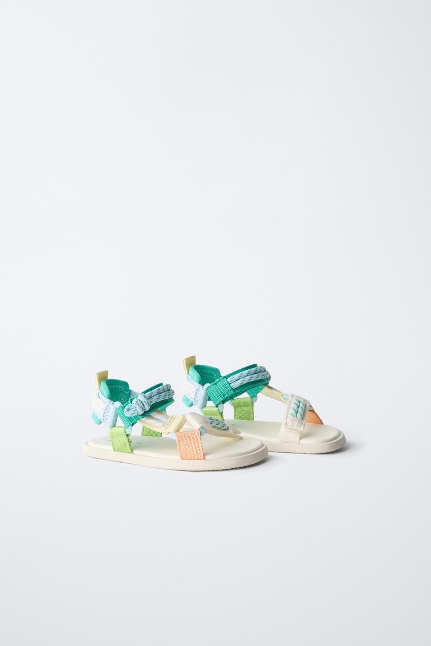 ZARA MULTICOLOR BAREFOOT TECHNICAL SANDALS — photo 2