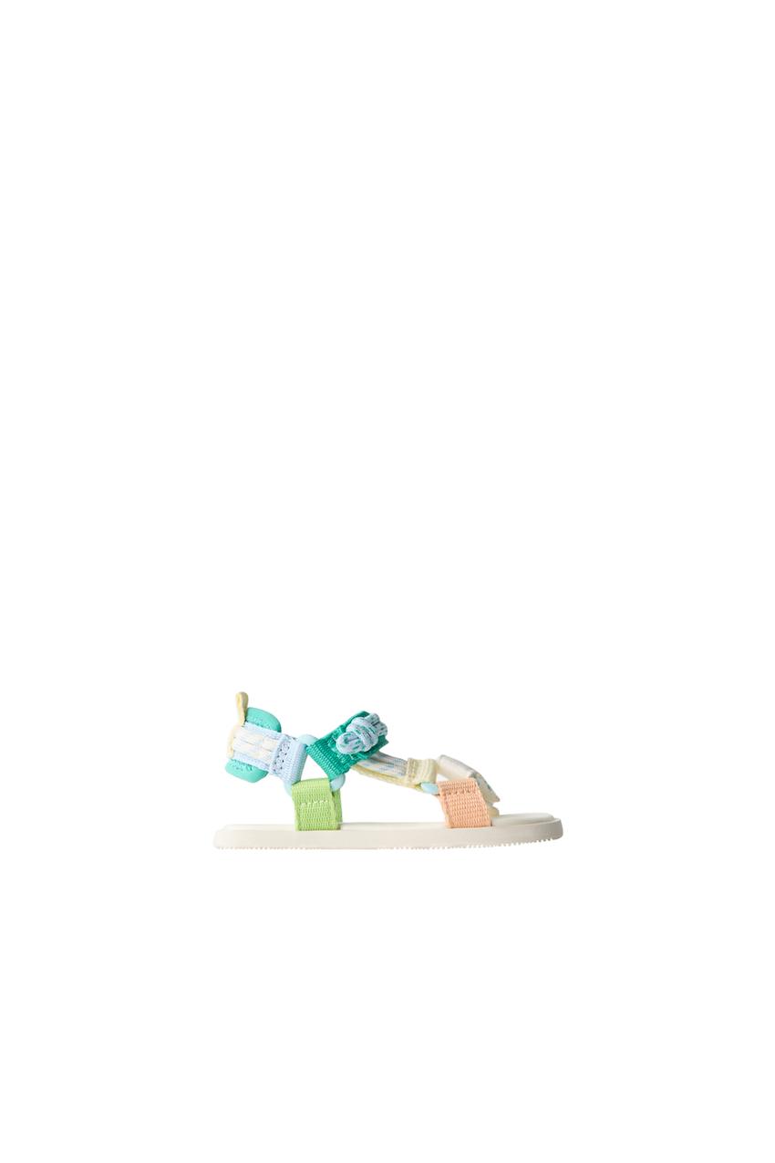 ZARA MULTICOLOR BAREFOOT TECHNICAL SANDALS — photo 3
