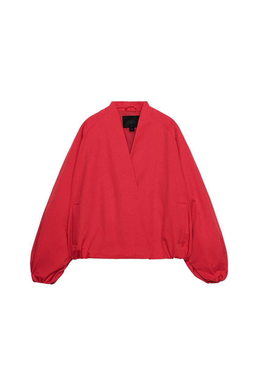 ZARA ZW COLLECTION BOMBER JACKET — photo 3