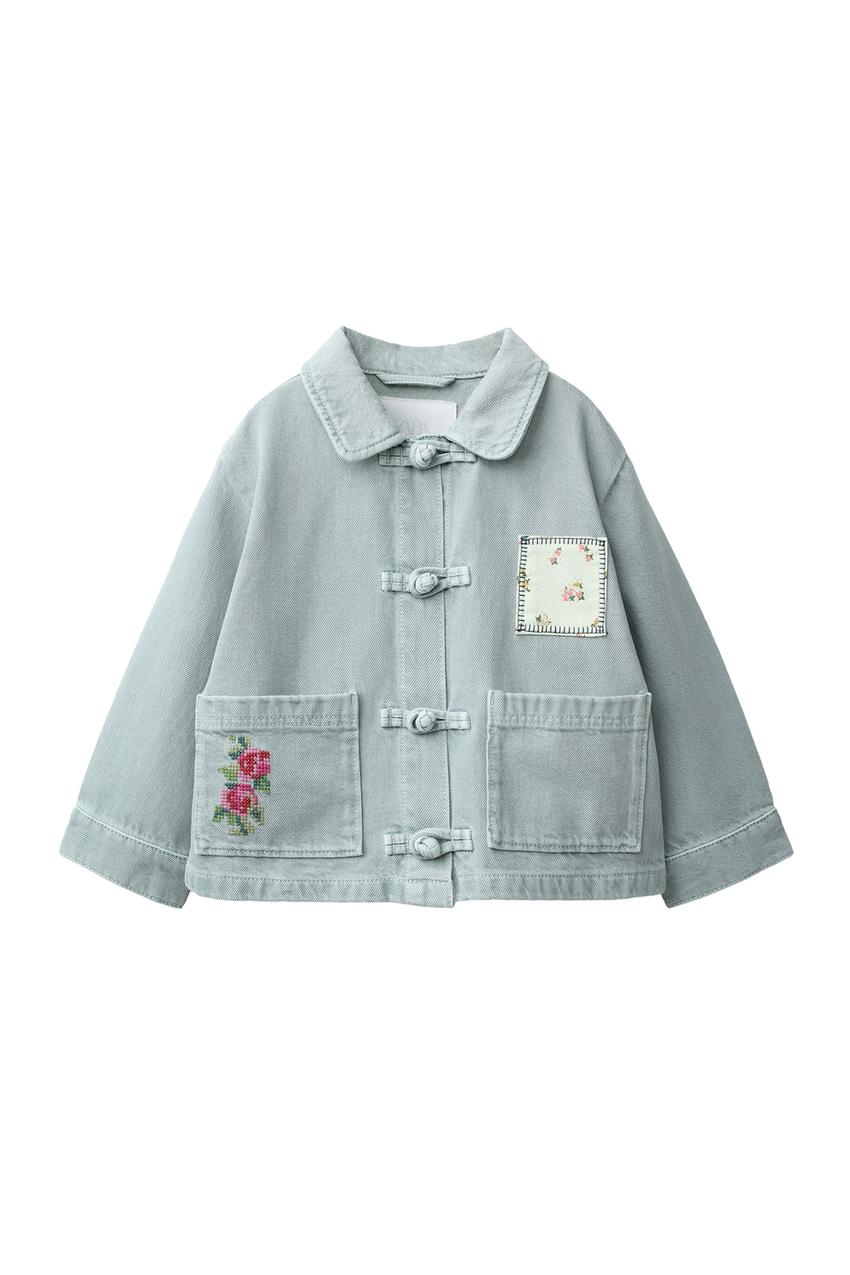 ZARA PATCHWORK TWILL JACKET — photo 3