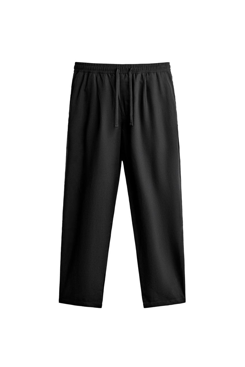 ZARA 100% LYOCELL RELAXED FIT PANTS — photo 3