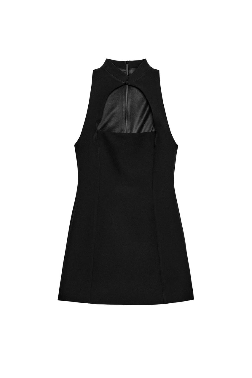 ZARA MINI DRESS WITH SLIT — photo 3