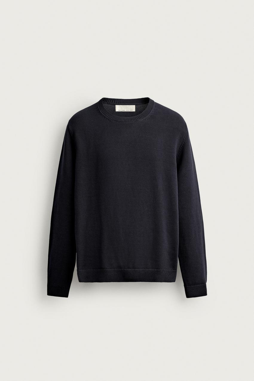 ZARA COTTON REGULAR FIT JUMPER — photo 1