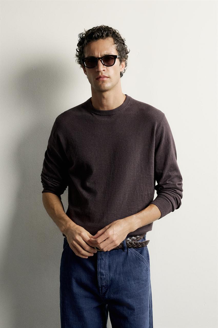ZARA COTTON-CASHMERE REGULAR FIT SWEATER — photo 2